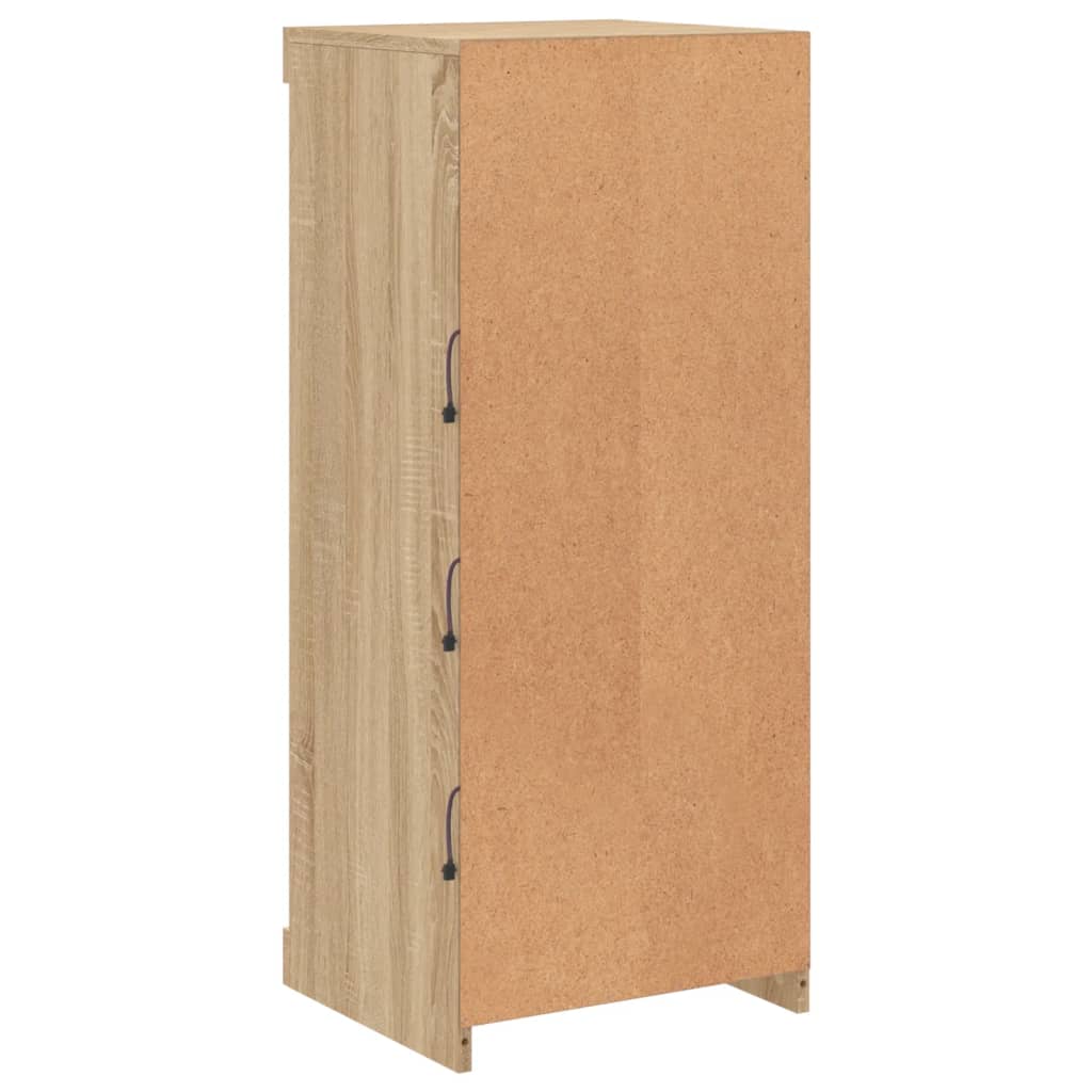 Buffet avec lumières LED chêne sonoma 41x37x100 cm - XIOS