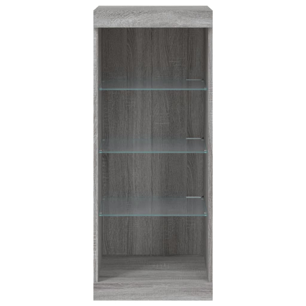 Buffet avec lumières LED sonoma gris 41x37x100 cm - XIOS