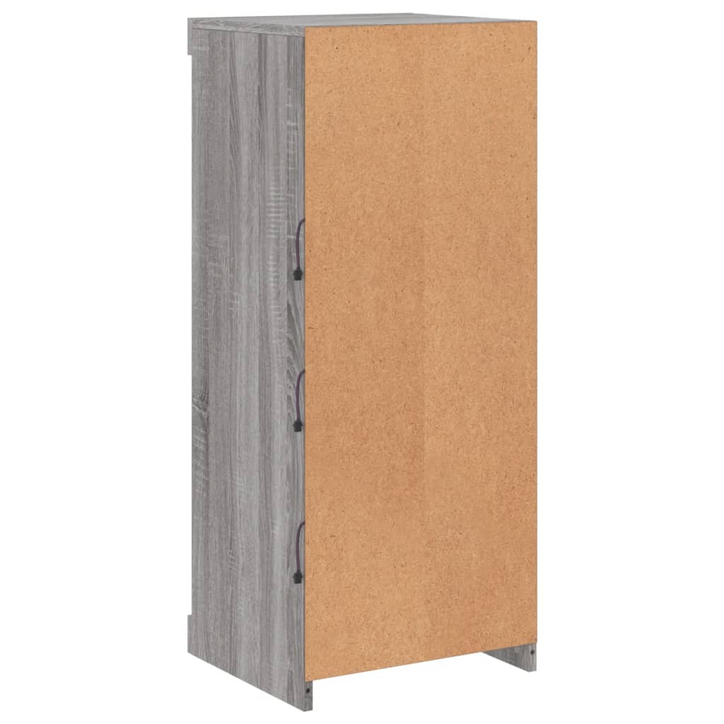 Buffet avec lumières LED sonoma gris 41x37x100 cm - XIOS