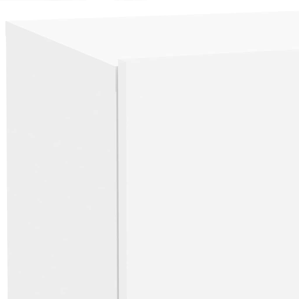 Table de chevet avec lumières LED blanc 70x36x40,5 cm - XIOS