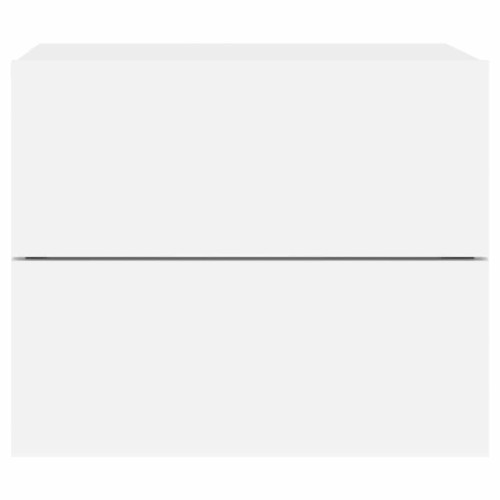 Table de chevet murale avec lumières LED blanc - XIOS