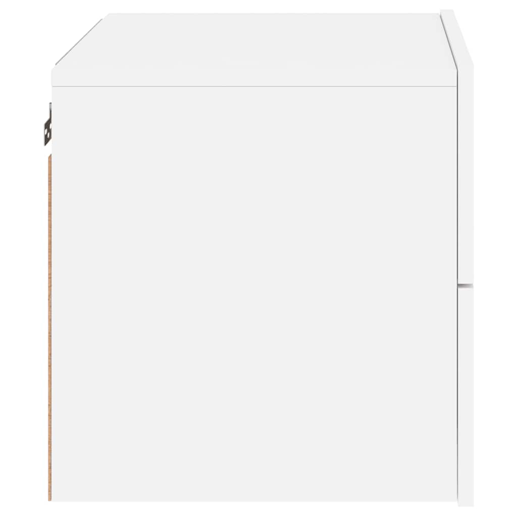 Table de chevet murale avec lumières LED blanc - XIOS