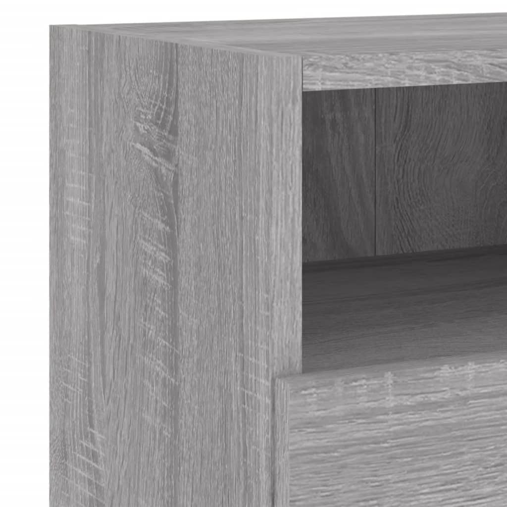 Meubles TV muraux 2pcs sonoma gris 60x30x30cm bois d'ingénierie - XIOS