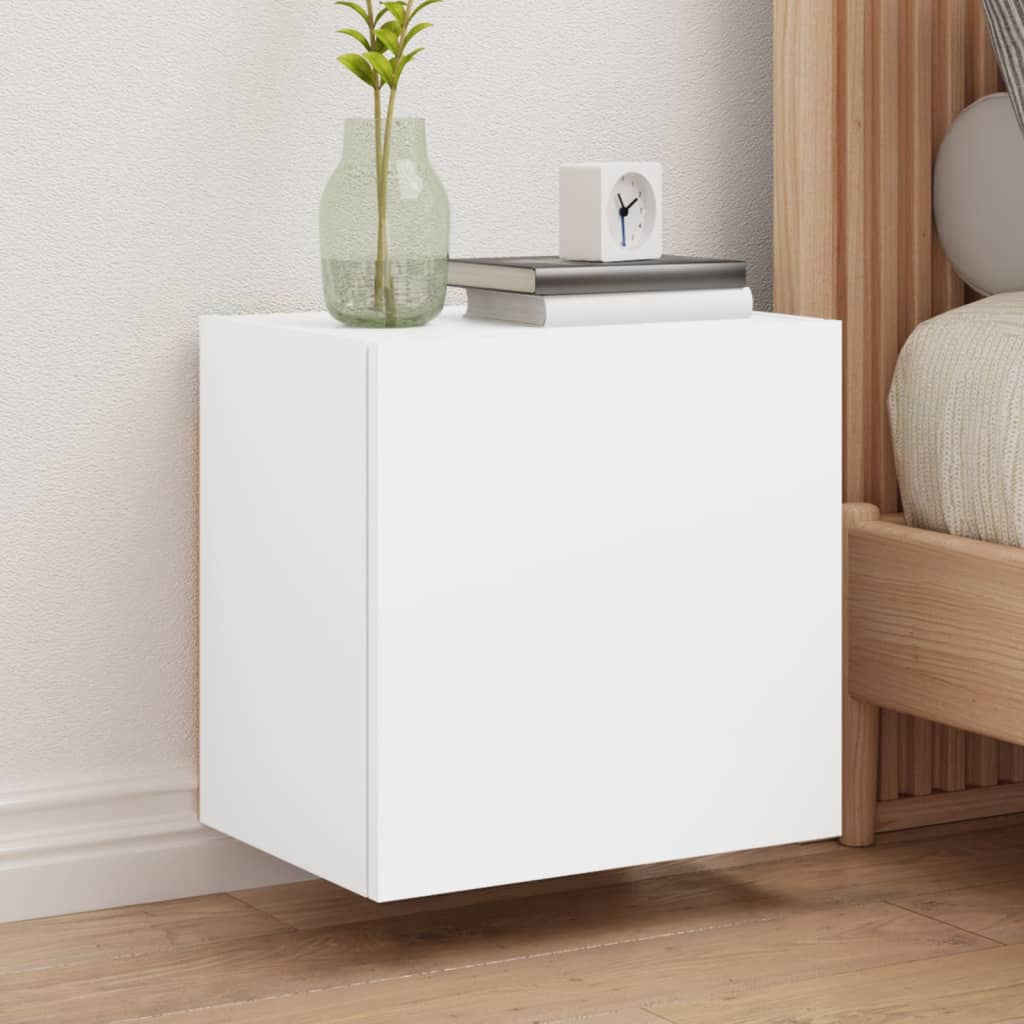 Meubles TV muraux 2 pcs blanc 40,5x30x40 cm bois d'ingénierie - XIOS