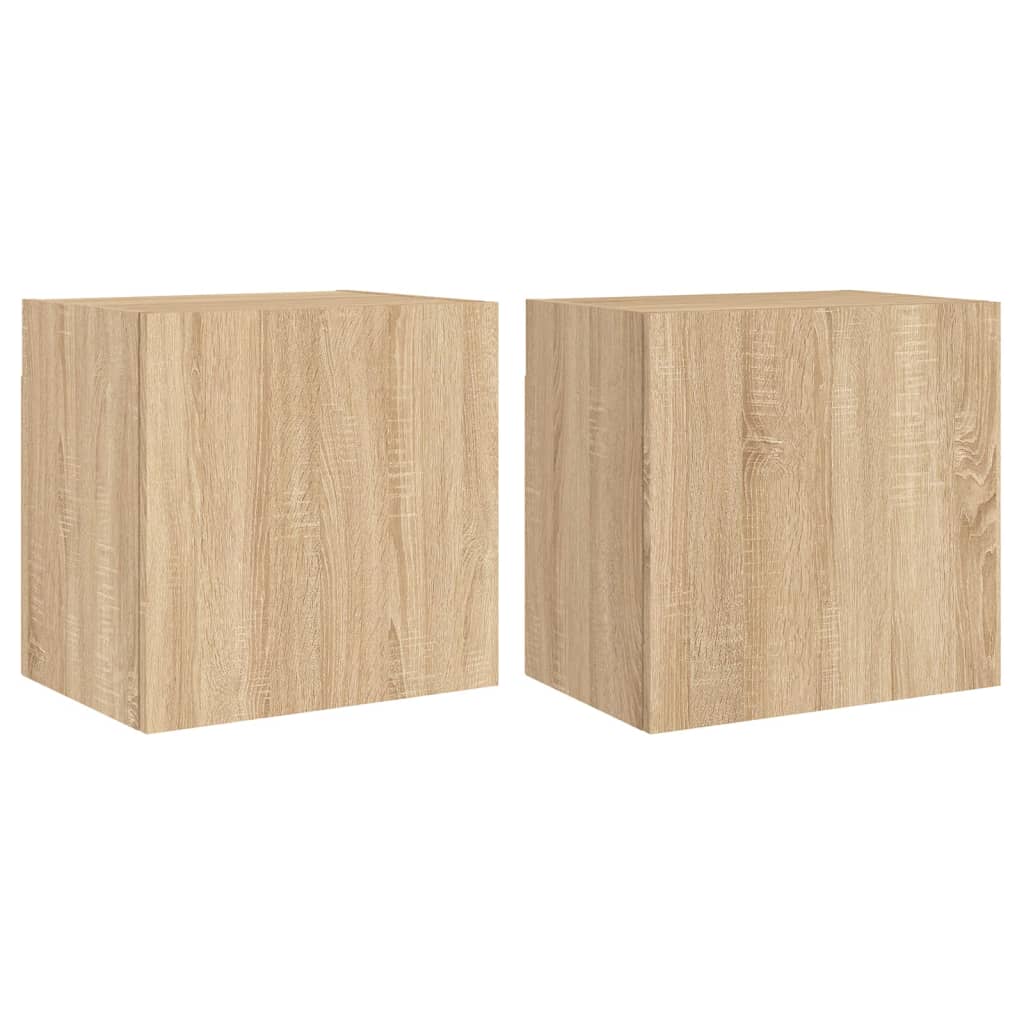 Meubles TV muraux 2 pcs chêne sonoma 40,5x30x40 cm - XIOS