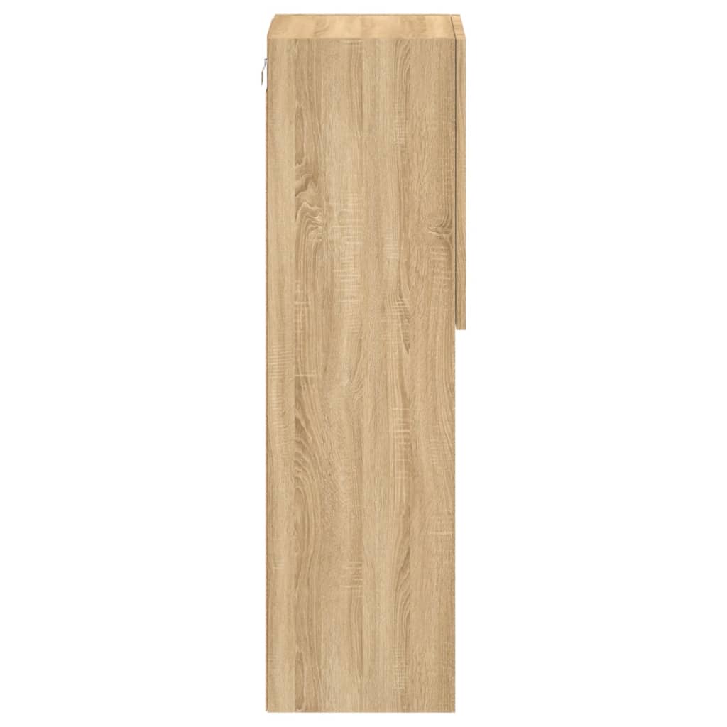 Meubles TV avec lumières LED 2 pcs chêne sonoma 30,5x30x102 cm - XIOS