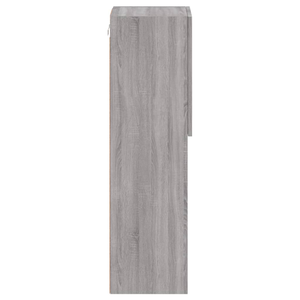 Meubles TV avec lumières LED 2 pcs sonoma gris 30,5x30x102 cm - XIOS