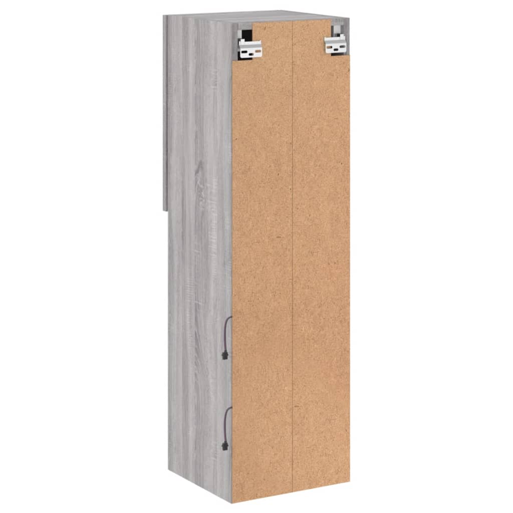 Meubles TV avec lumières LED 2 pcs sonoma gris 30,5x30x102 cm - XIOS