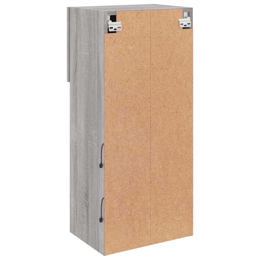 Meuble TV avec lumières LED sonoma gris 40,5x30x90 cm - XIOS