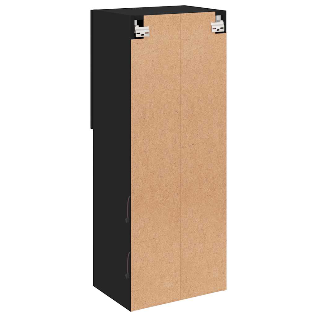 Meuble TV avec lumières LED noir 40,5x30x102 cm - XIOS