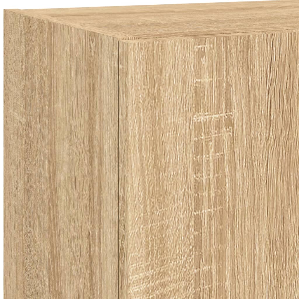 Meuble TV avec lumières LED chêne sonoma 40,5x30x102 cm - XIOS
