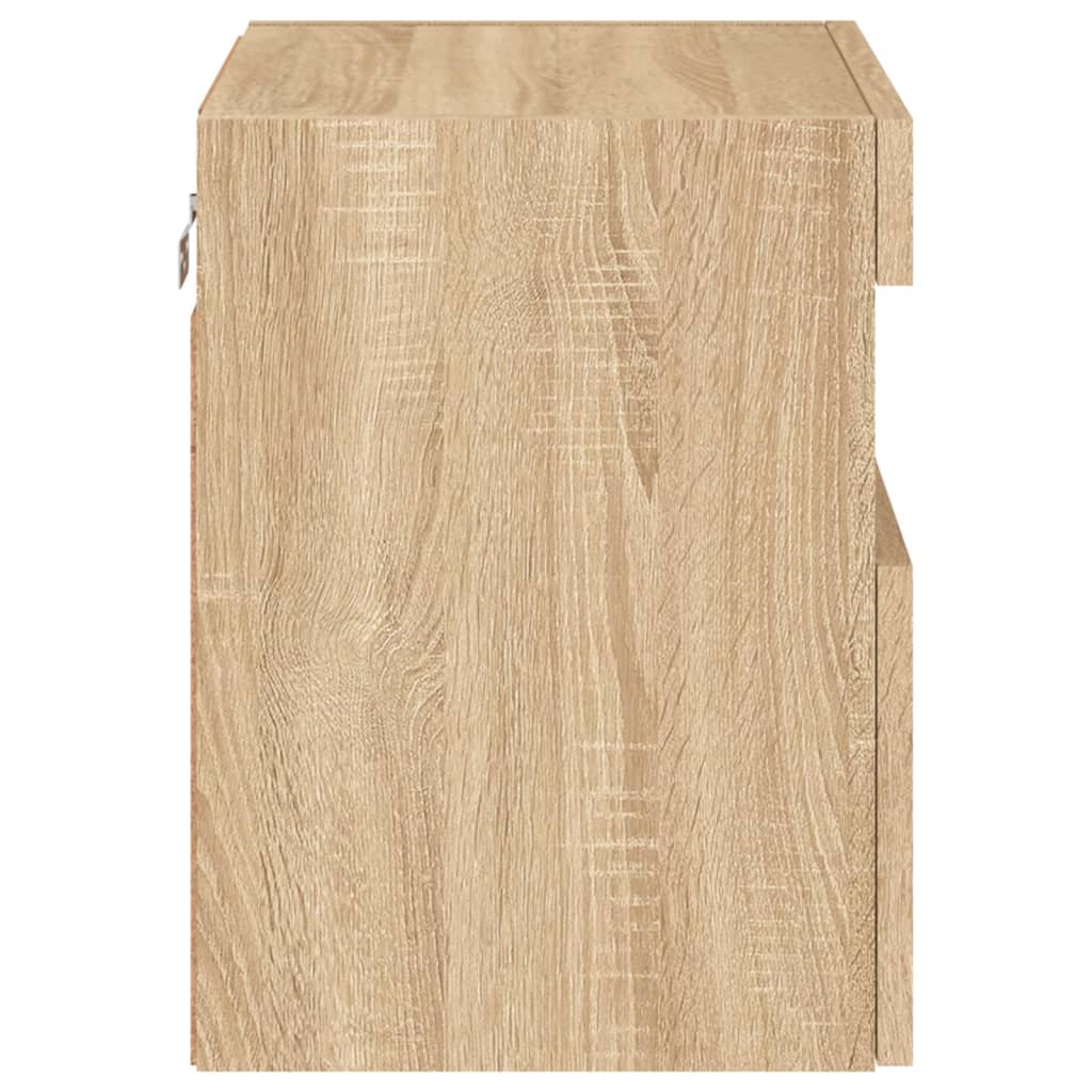 Meuble TV mural avec lumières LED chêne sonoma 40x30x40 cm - XIOS