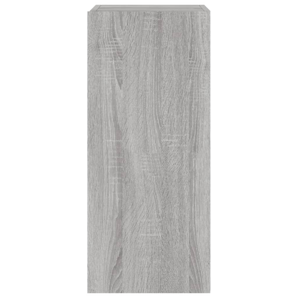 Meuble TV mural avec lumières LED sonoma gris 30,5x35x70 cm - XIOS
