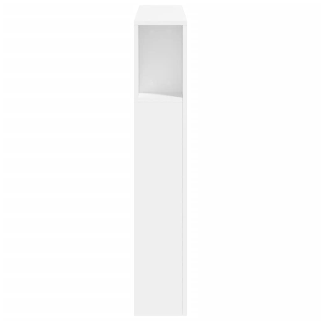 Tête de lit à LED blanc 100x18,5x103,5 cm bois d'ingénierie - XIOS