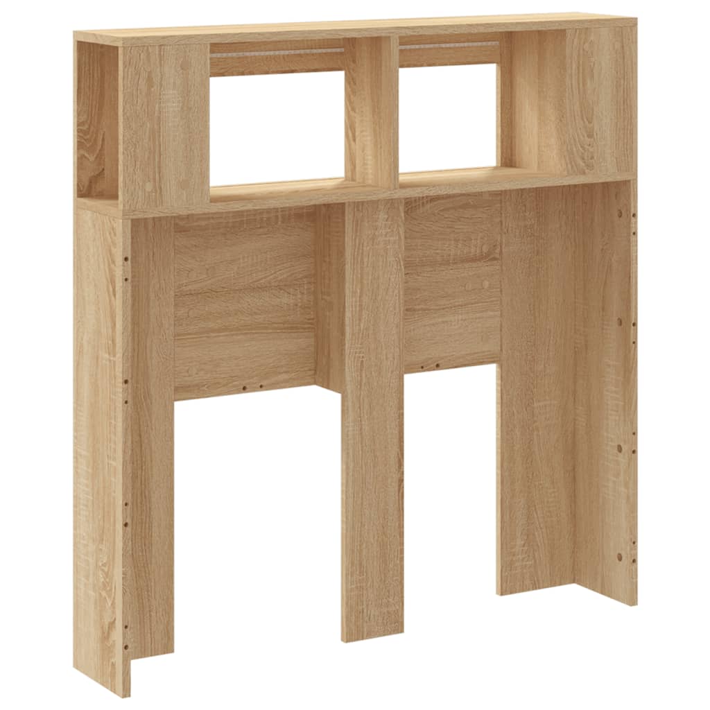 Tête de lit à LED chêne sonoma 100x18,5x103,5cm bois ingénierie - XIOS