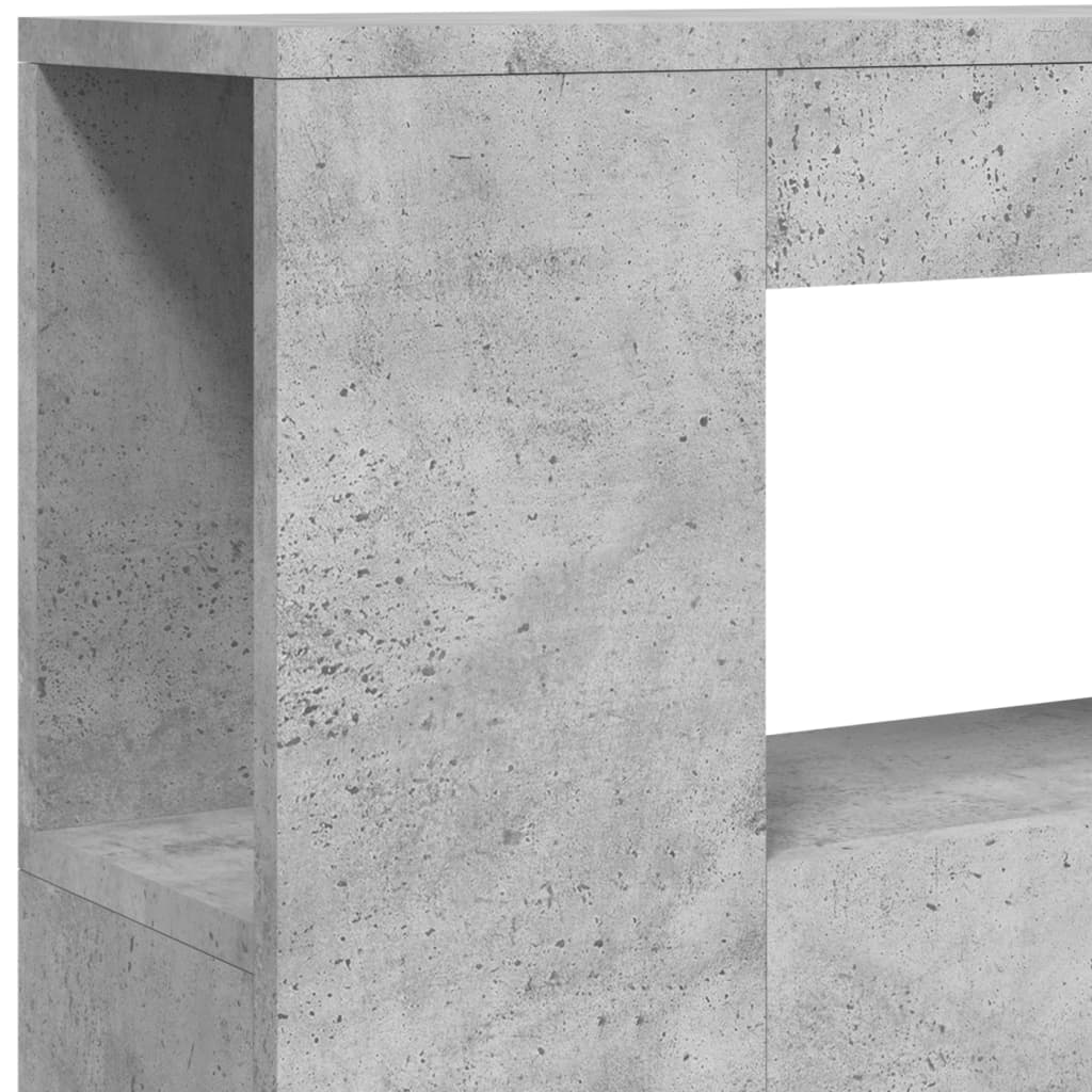 Tête de lit à LED gris béton 100x18,5x103,5cm bois d'ingénierie - XIOS