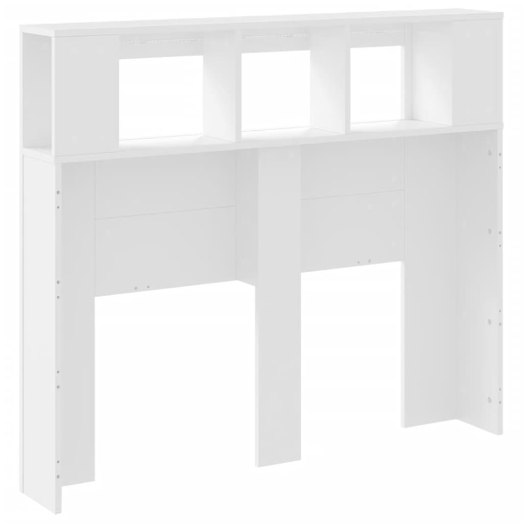 Tête de lit à LED blanc 120x18,5x103,5 cm bois d'ingénierie - XIOS