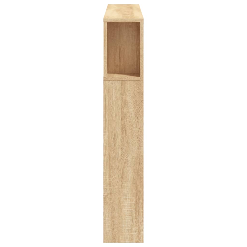 Tête de lit à LED chêne sonoma 120x18,5x103,5cm bois ingénierie - XIOS