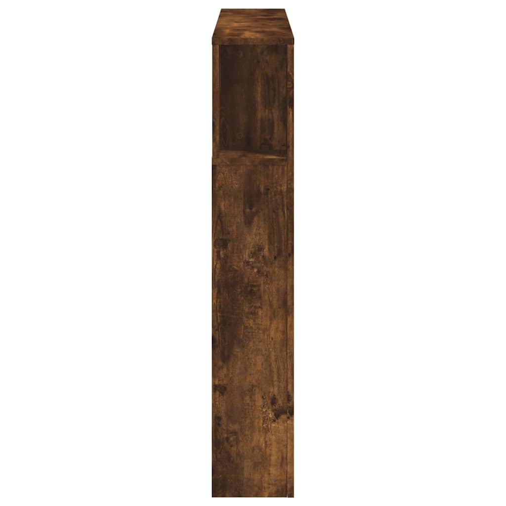 Tête de lit à LED chêne fumé 120x18,5x103,5cm bois d'ingénierie - XIOS