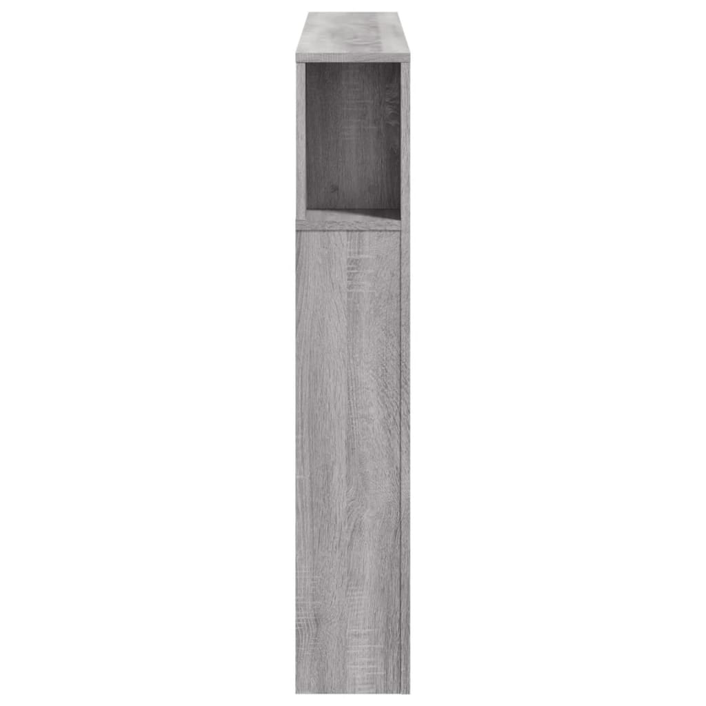 Tête de lit à LED sonoma gris 120x18,5x103,5 cm bois ingénierie - XIOS