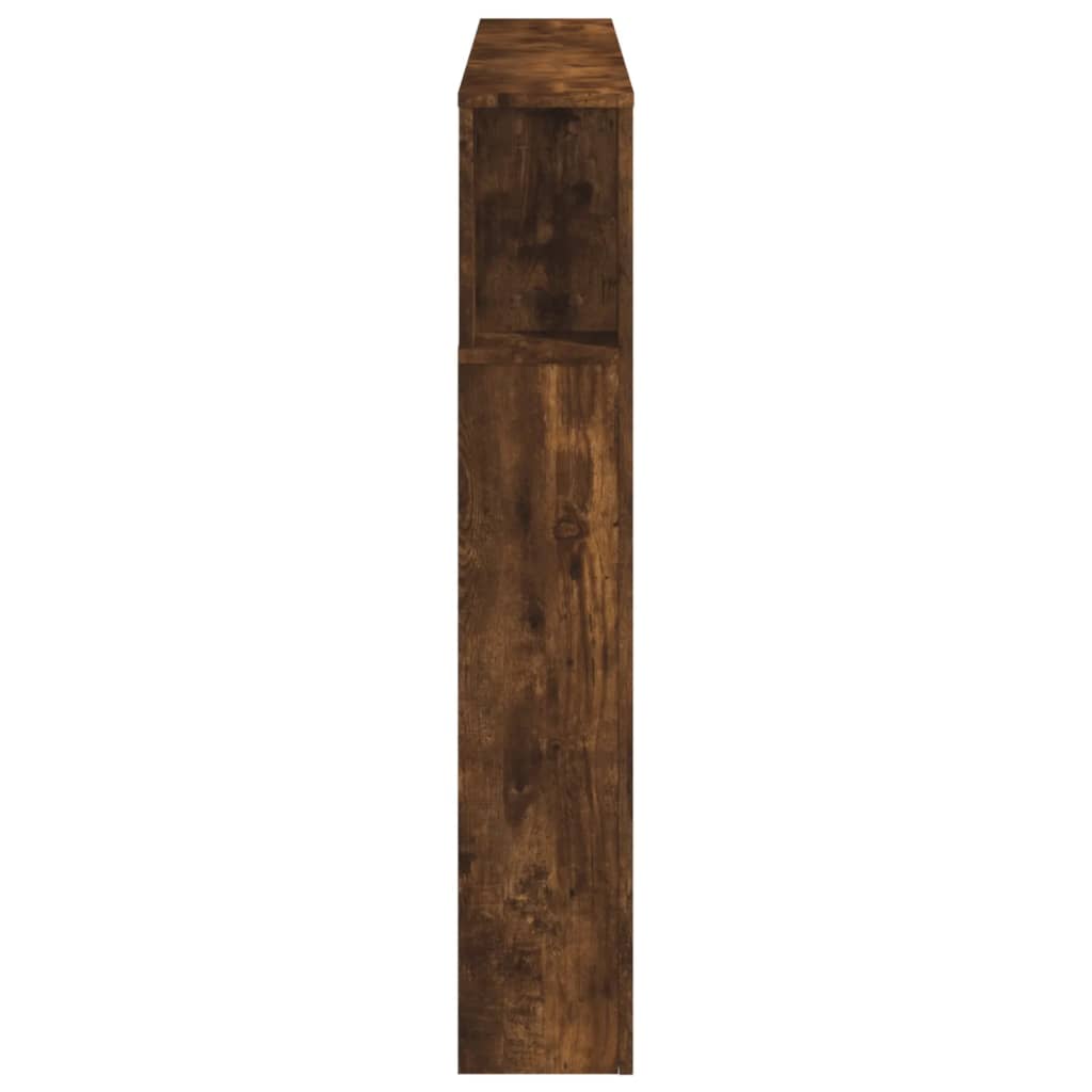 Tête de lit à LED chêne fumé 140x18,5x103,5cm bois d'ingénierie - XIOS