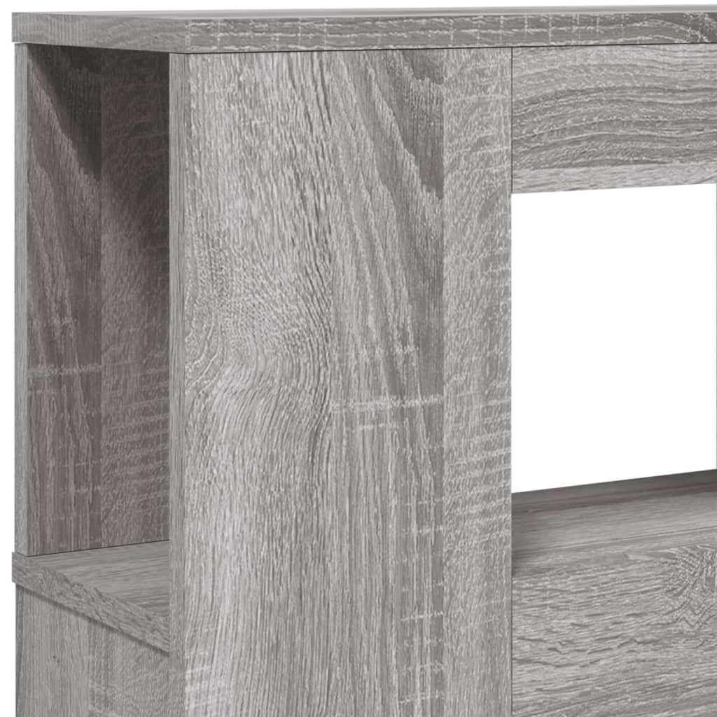 Tête de lit à LED sonoma gris 140x18,5x103,5 cm bois ingénierie - XIOS