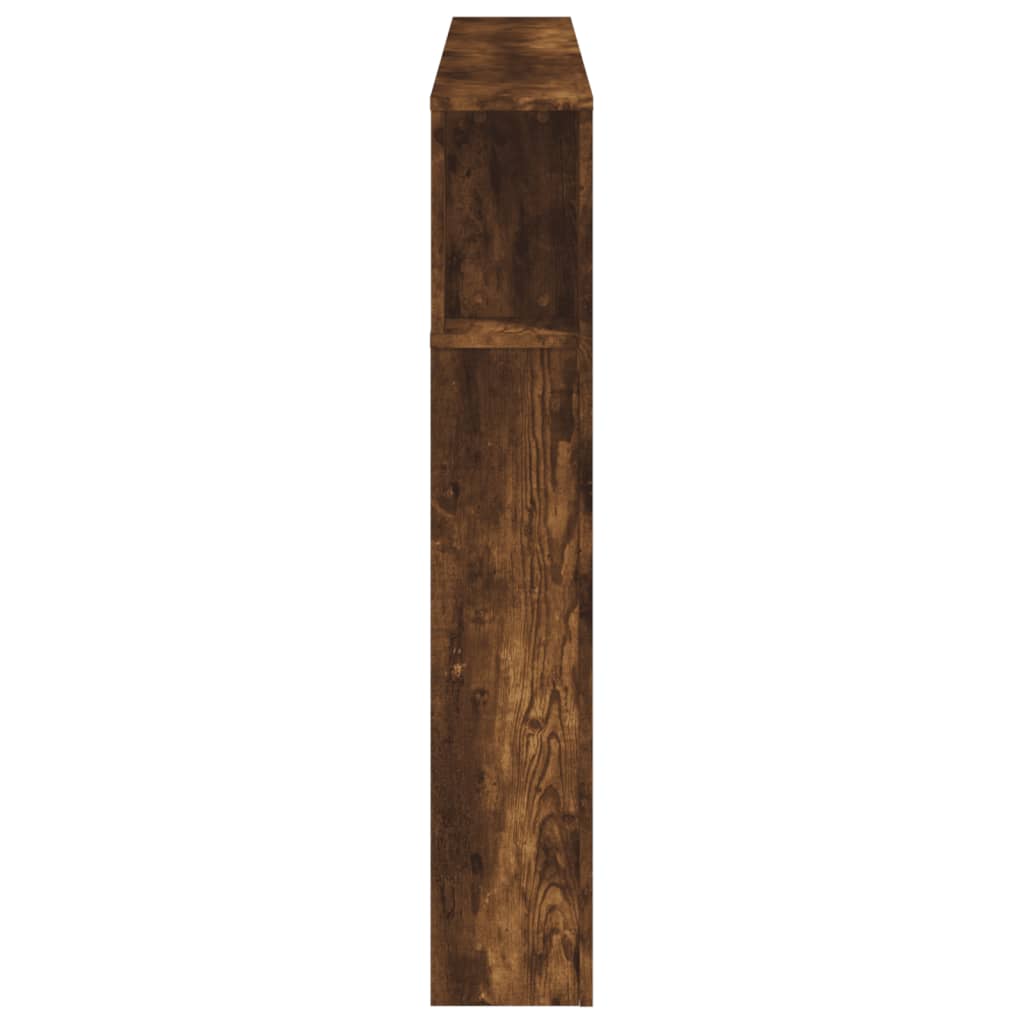Tête de lit à LED chêne fumé 160x18,5x103,5cm bois d'ingénierie - XIOS