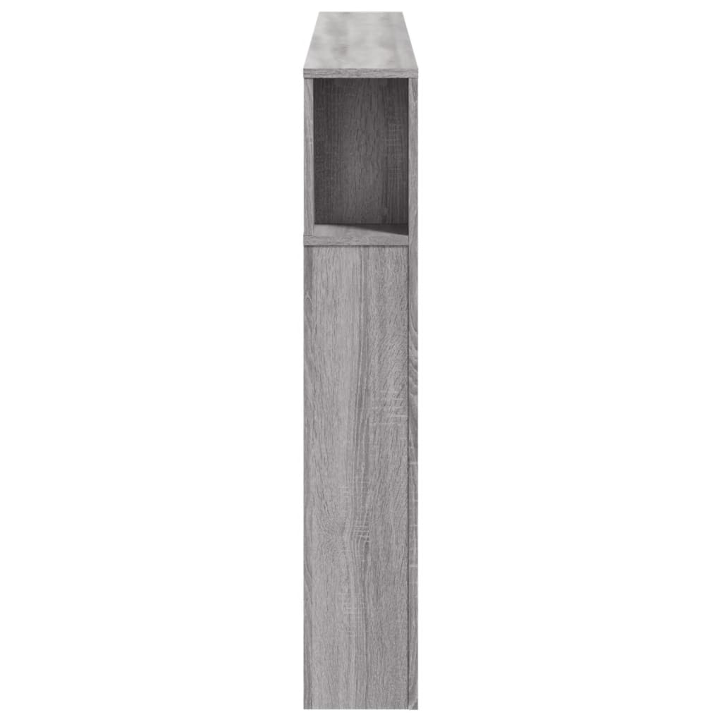 Tête de lit à LED sonoma gris 160x18,5x103,5 cm bois ingénierie - XIOS