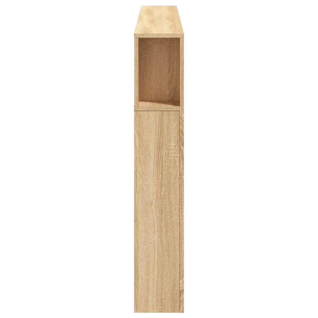 Tête de lit à LED chêne sonoma 180x18,5x103,5cm bois ingénierie - XIOS