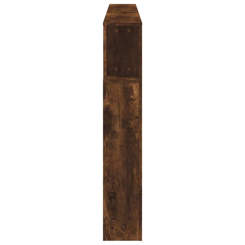 Tête de lit à LED chêne fumé 200x18,5x103,5cm bois d'ingénierie - XIOS