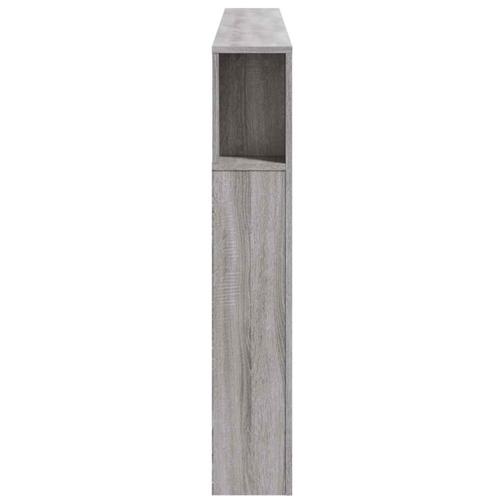 Tête de lit à LED sonoma gris 200x18,5x103,5 cm bois ingénierie - XIOS