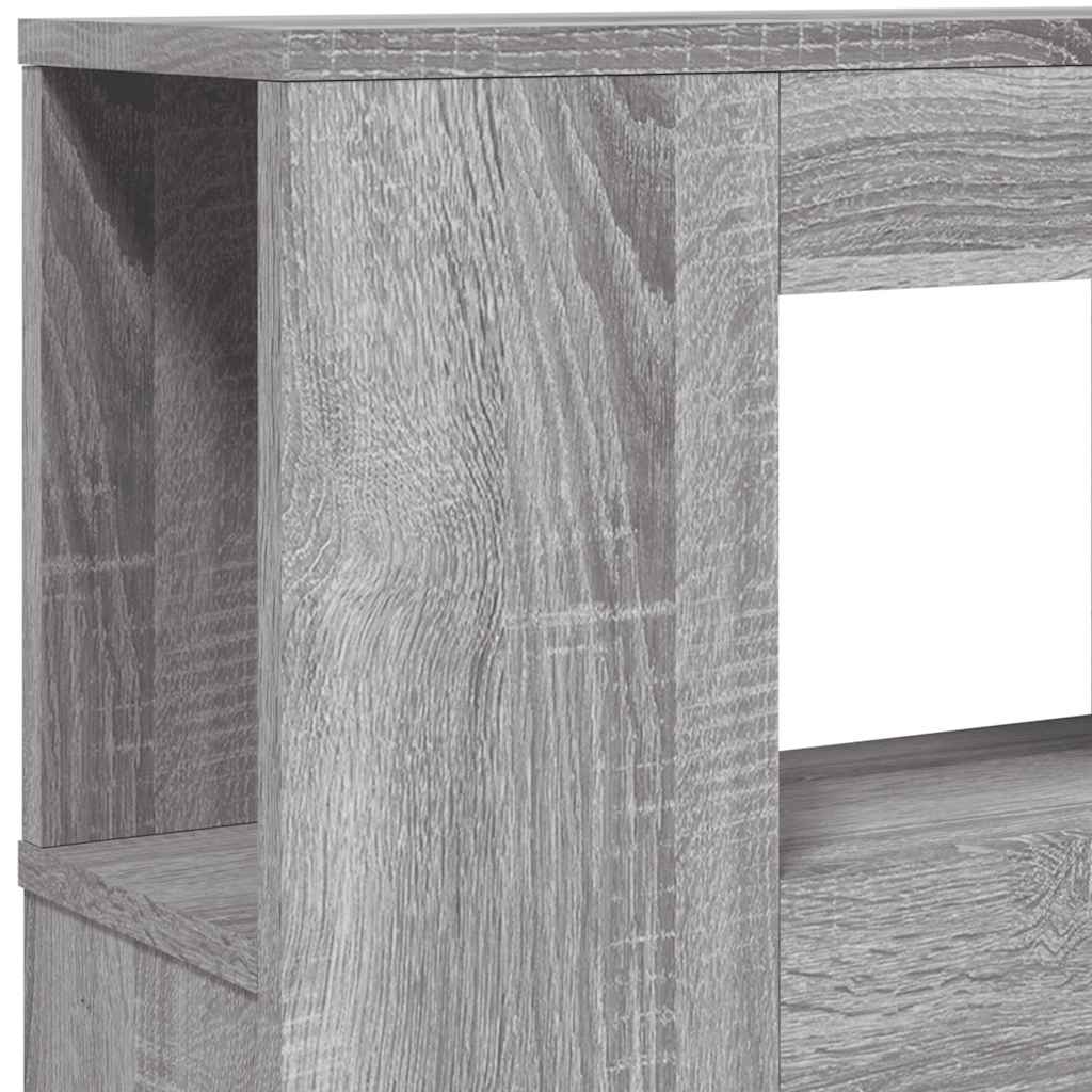 Tête de lit à LED sonoma gris 200x18,5x103,5 cm bois ingénierie - XIOS