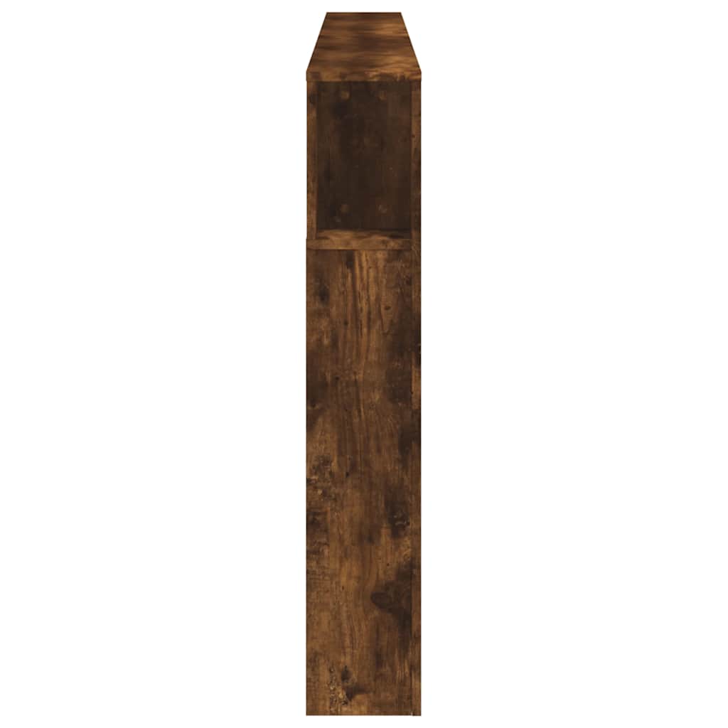 Tête de lit à LED chêne fumé 220x18,5x103,5cm bois d'ingénierie - XIOS