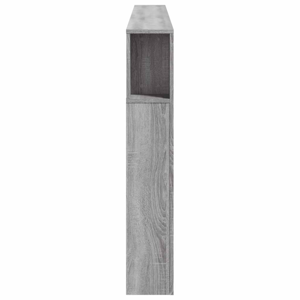 Tête de lit à LED sonoma gris 220x18,5x103,5 cm bois ingénierie - XIOS