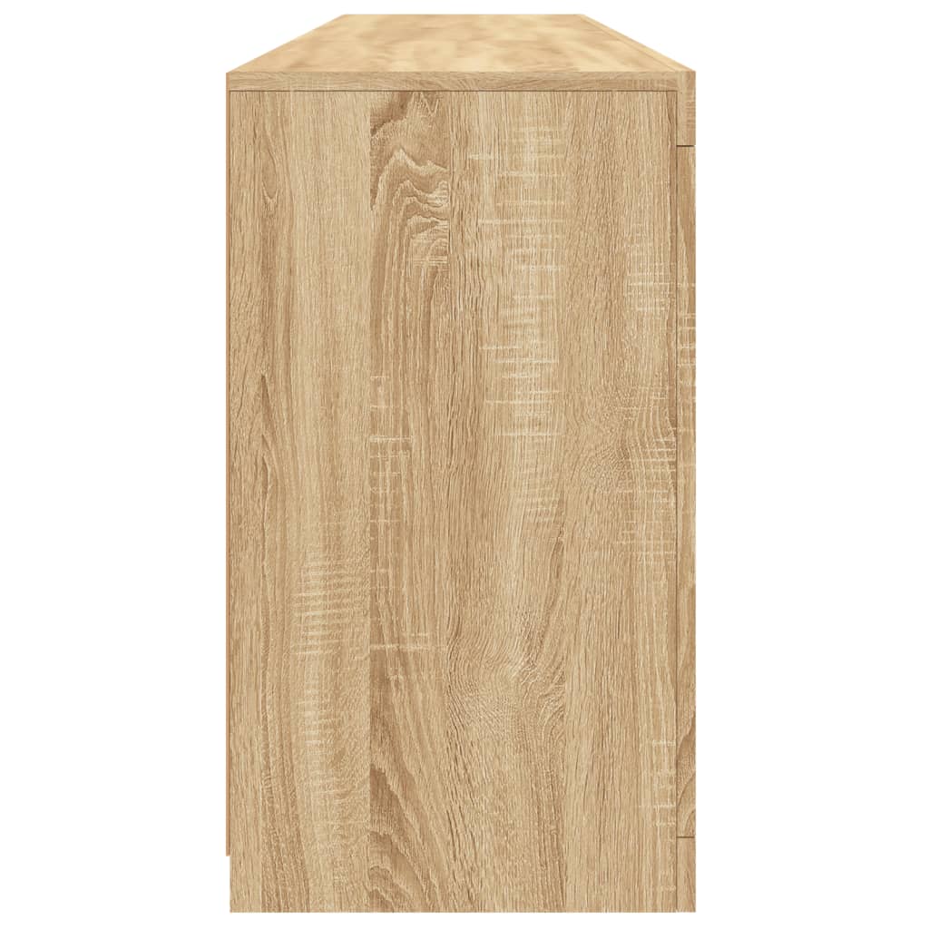 Buffet avec lumières LED chêne sonoma 162x37x67 cm - XIOS