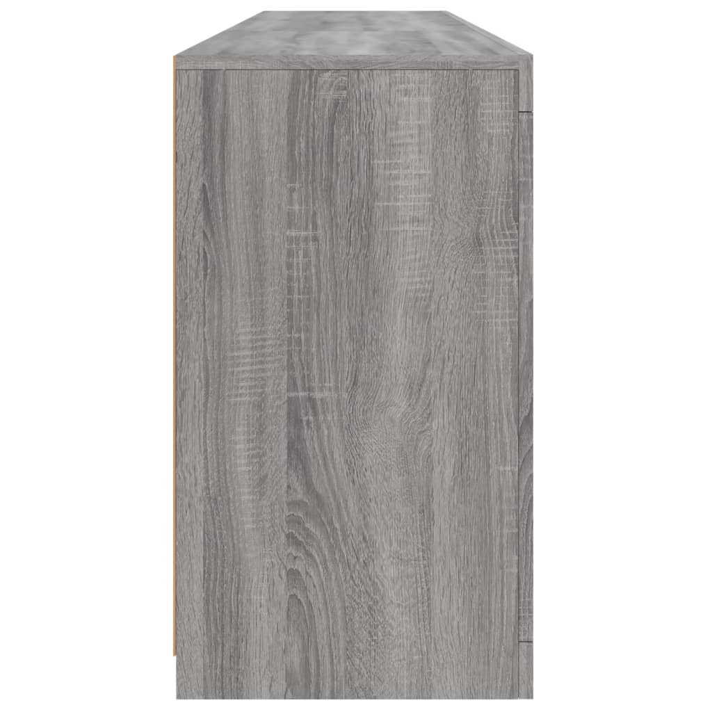Buffet avec lumières LED sonoma gris 162x37x67 cm - XIOS