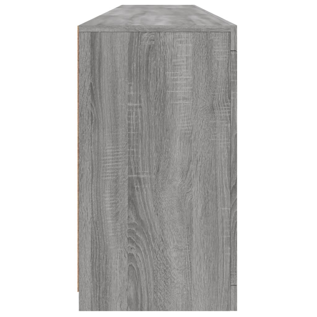 Buffet avec lumières LED sonoma gris 202x37x67 cm - XIOS