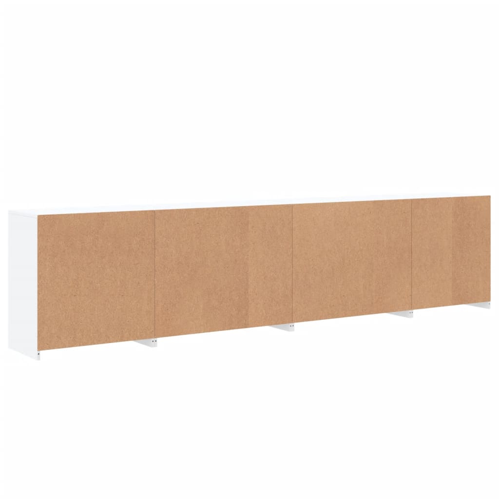 Buffet avec lumières LED blanc 283x37x67 cm - XIOS