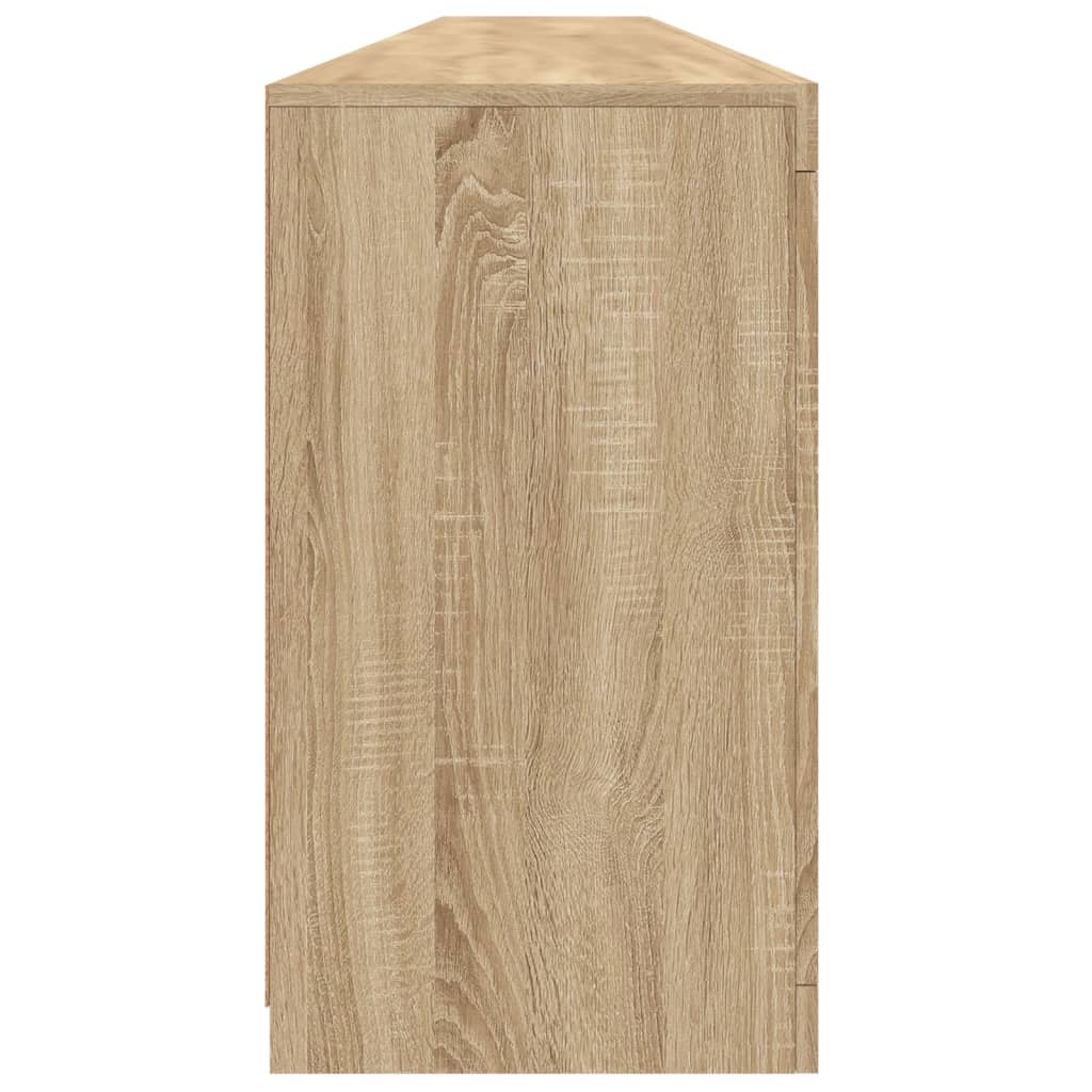 Buffet avec lumières LED chêne sonoma 283x37x67 cm - XIOS