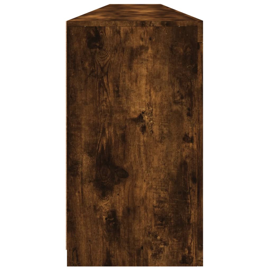 Buffet avec lumières LED chêne fumé 283x37x67 cm - XIOS