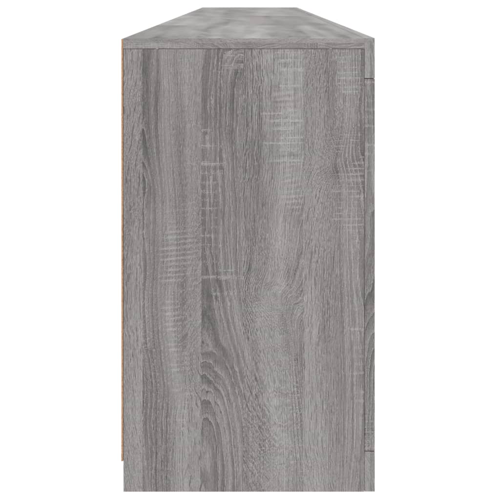 Buffet avec lumières LED sonoma gris 283x37x67 cm - XIOS