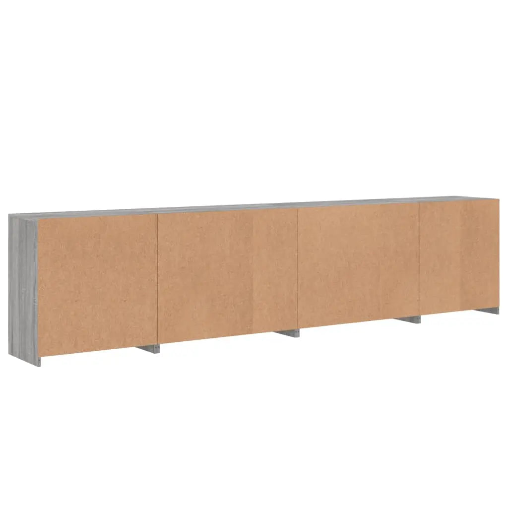 Buffet avec lumières LED sonoma gris 283x37x67 cm - XIOS