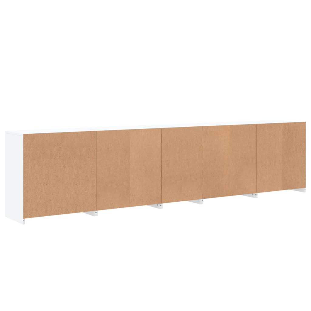Buffet avec lumières LED blanc 283x37x67 cm - XIOS