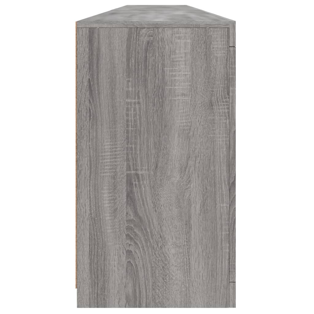 Buffet avec lumières LED sonoma gris 283x37x67 cm - XIOS