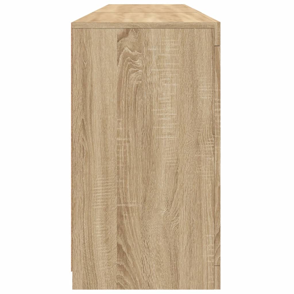 Buffet avec lumières LED chêne sonoma 162x37x67 cm - XIOS
