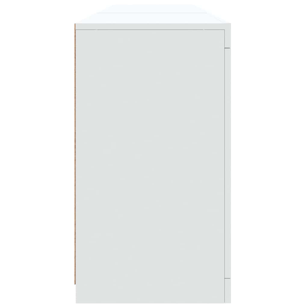 Buffet avec lumières LED blanc 181,5x37x67 cm - XIOS