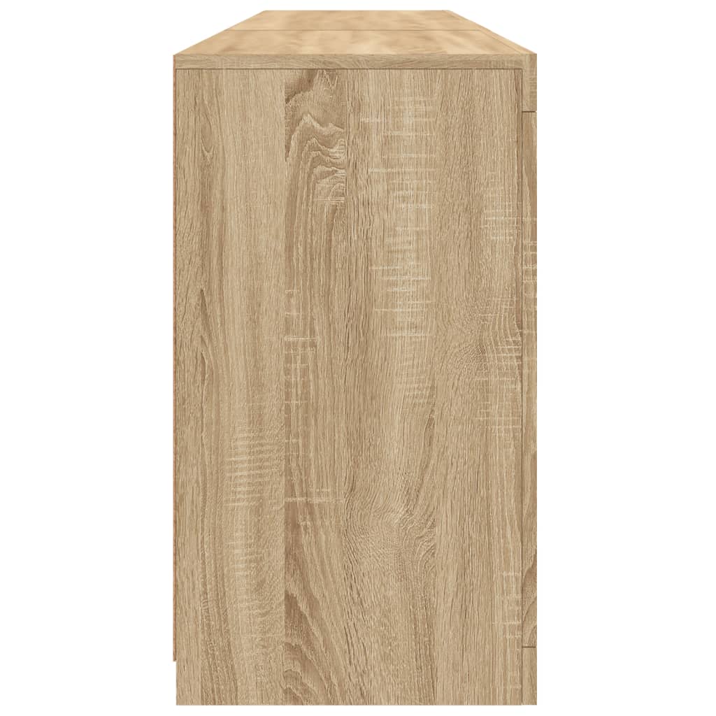 Buffet avec lumières LED chêne sonoma 181,5x37x67 cm - XIOS