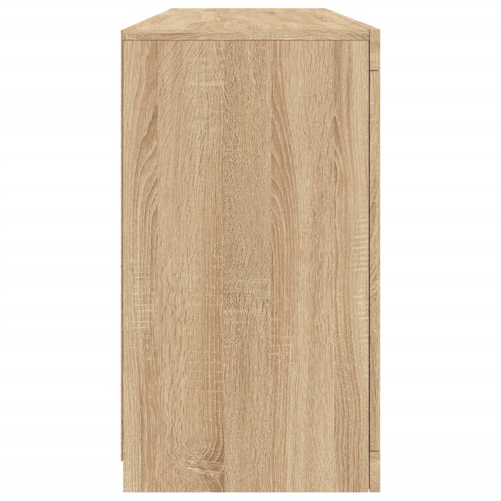 Buffet avec lumières LED chêne sonoma 163x37x67 cm - XIOS