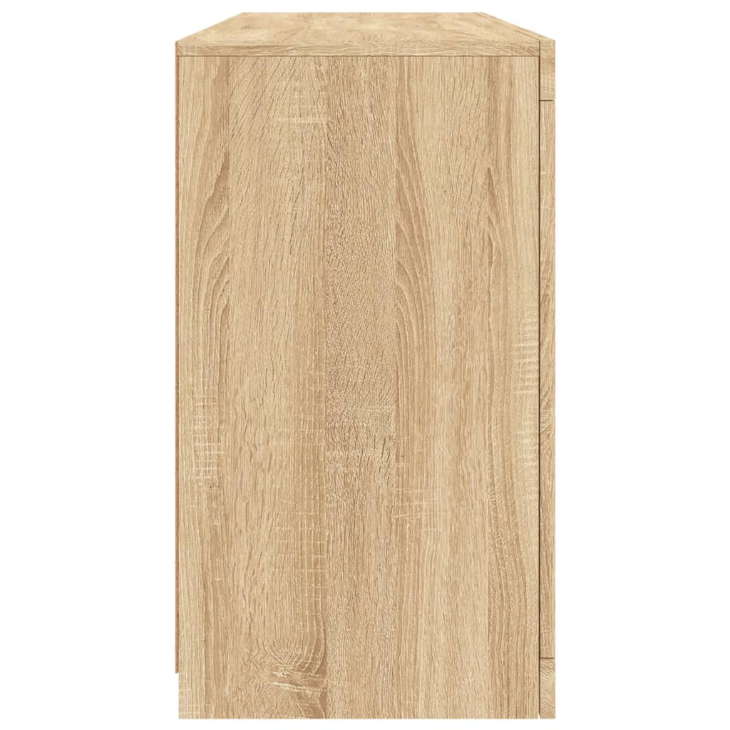 Buffet avec lumières LED chêne sonoma 142,5x37x67 cm - XIOS