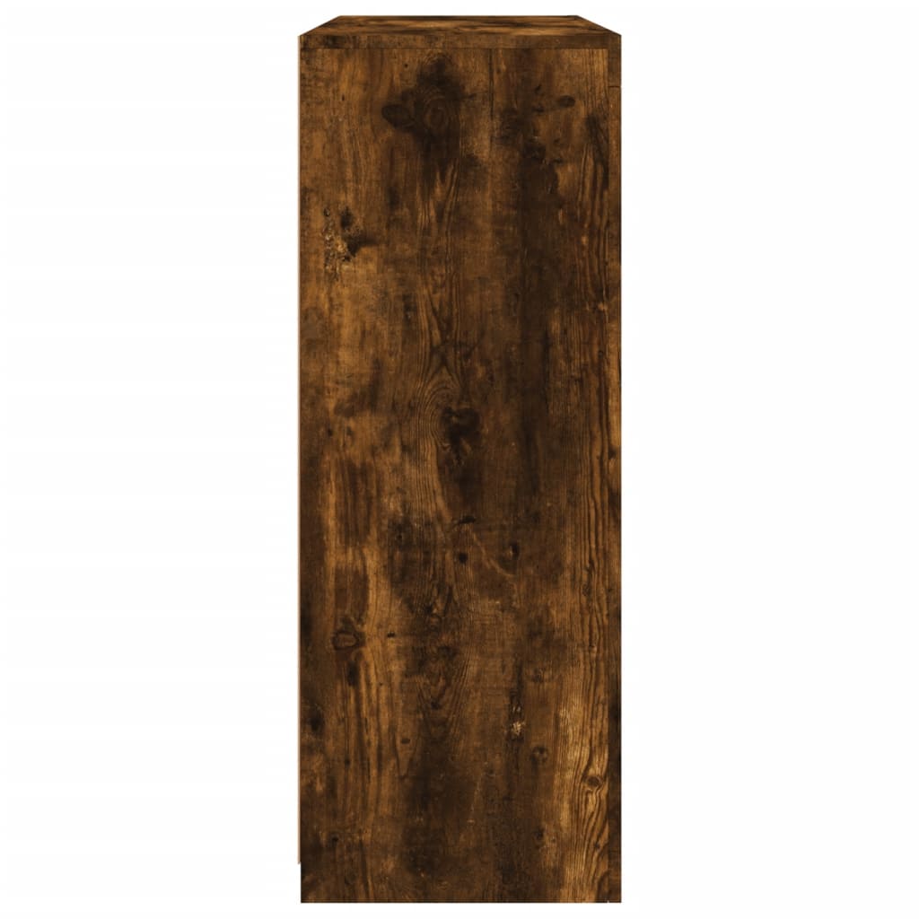 Buffets avec lumières LED 3 pcs chêne fumé bois d'ingénierie - XIOS